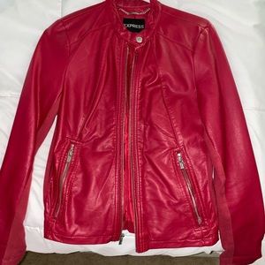 Express leather jacket